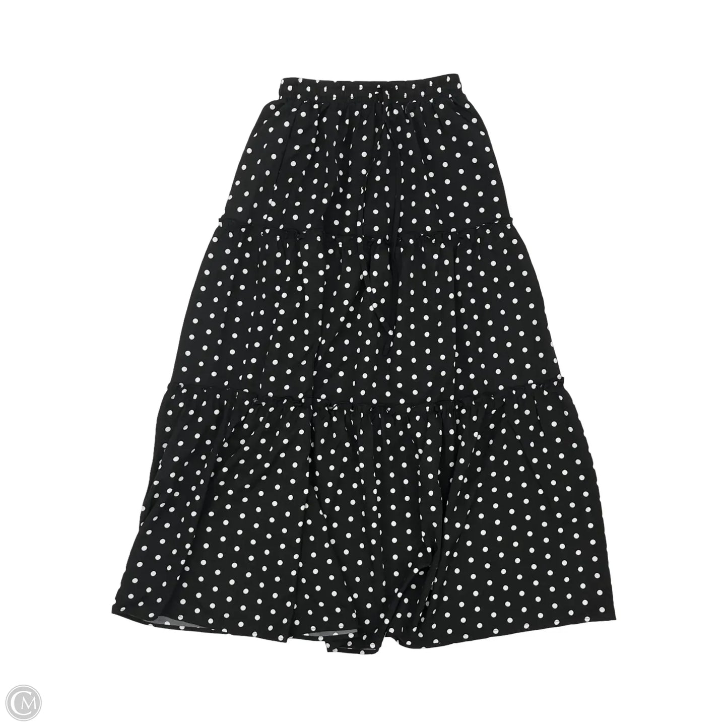 Skirt Maxi By Cmf In Black & White, Size: Xs