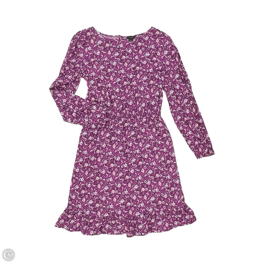 Dress Party Short By Ann Taylor In Purple, Size: M