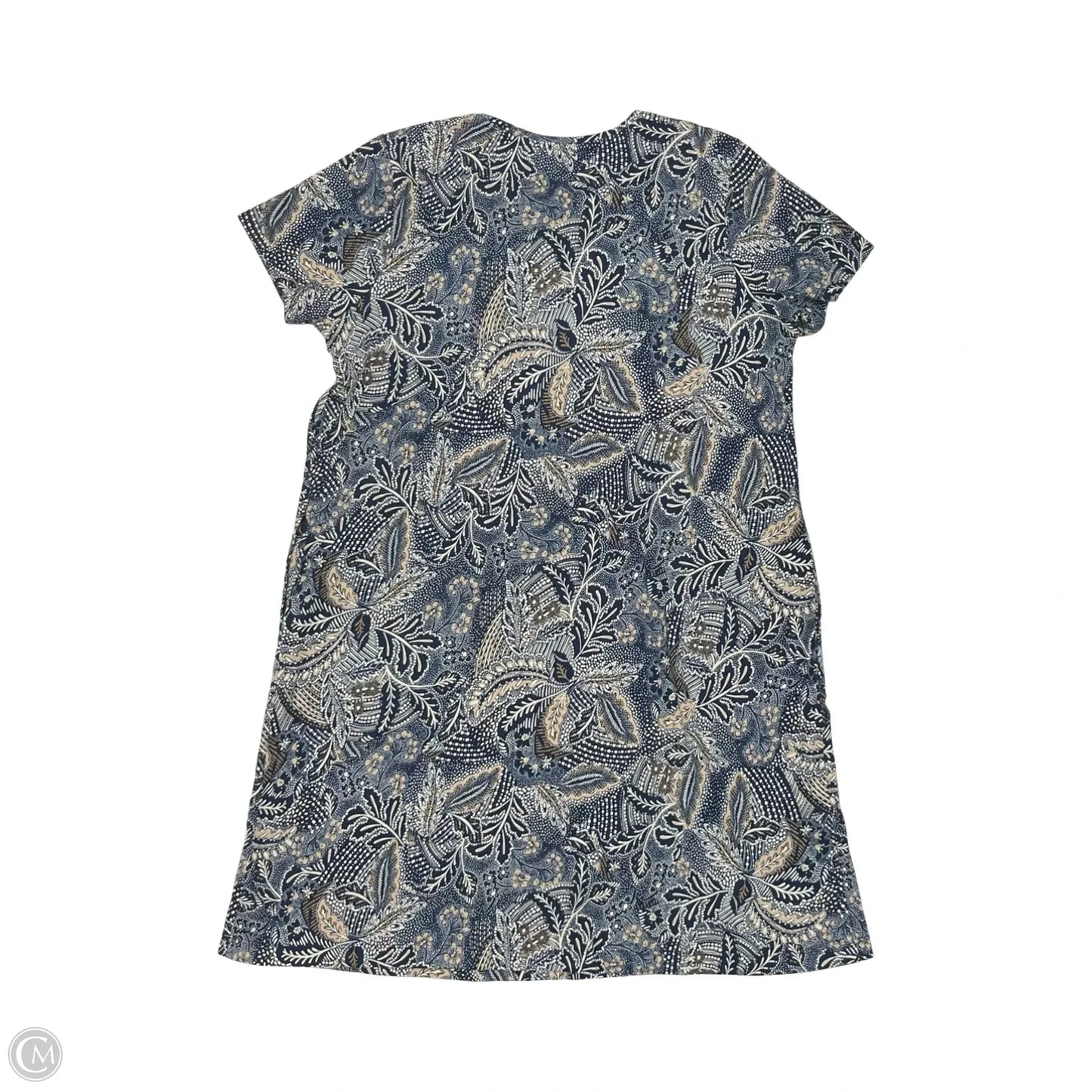 Dress Casual Short By J. Jill In Blue & Tan, Size: M