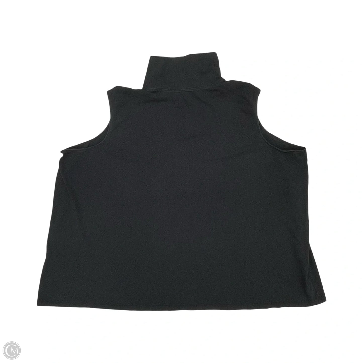 Top Sleeveless By Catherines In Black, Size: 4x