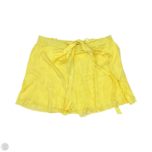 Skirt Mini & Short By Torrid In Yellow, Size: 4x