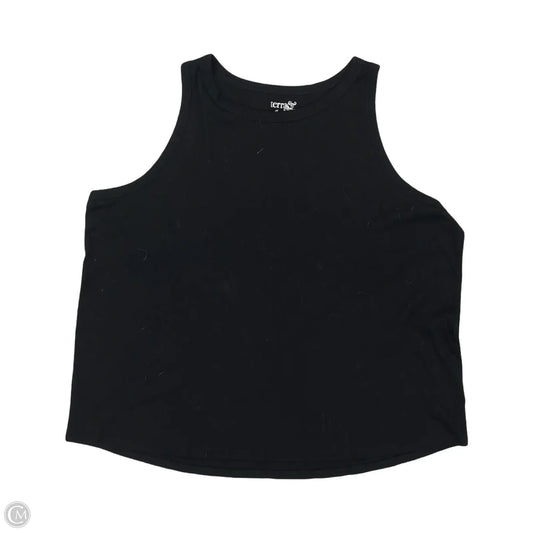 Top Sleeveless By Terra & Sky In Black, Size: 4x