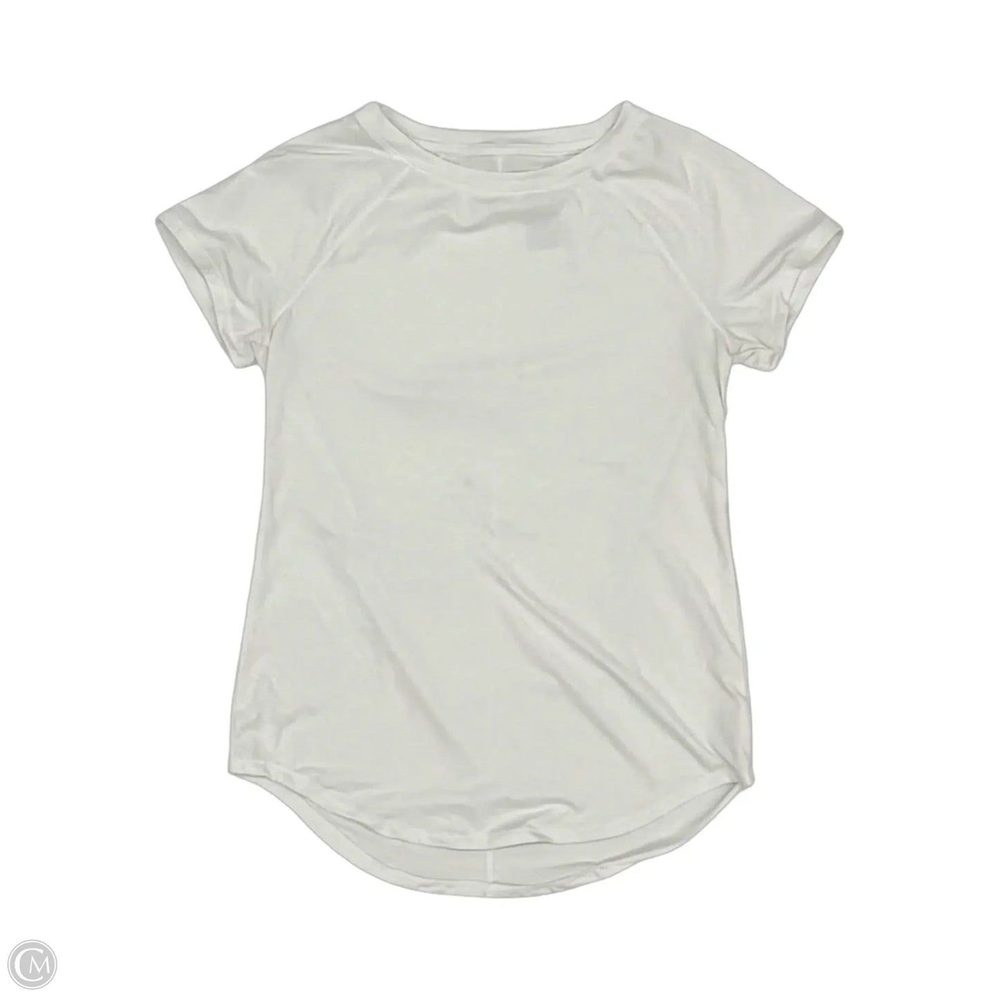 Athletic Top Short Sleeve By All In Motion In White, Size: Xs