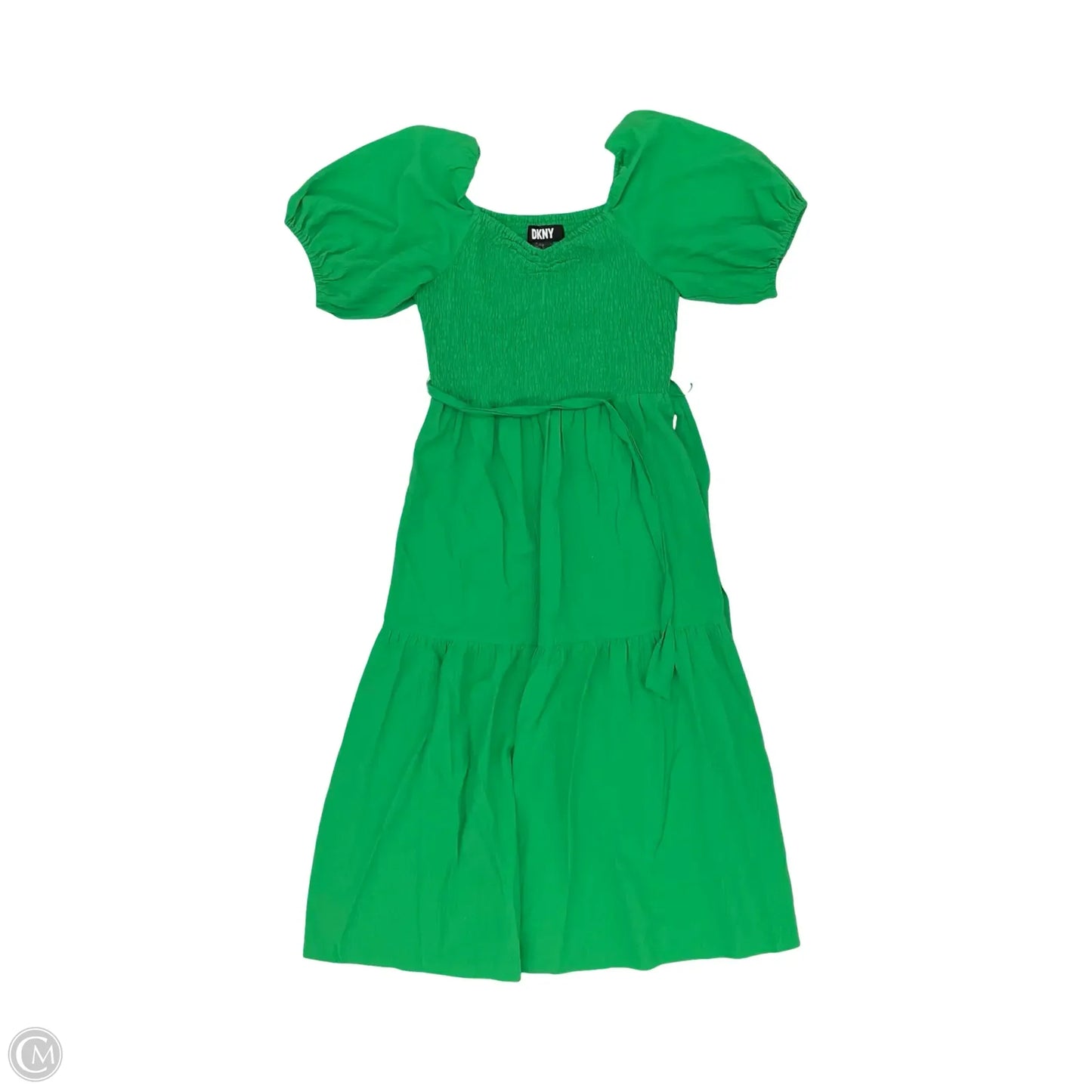 Dress Casual Midi By Dkny In Green, Size: 6