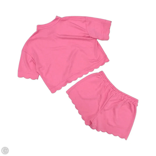 Lounge Set Shorts By Chicsoul In Pink, Size: 3x