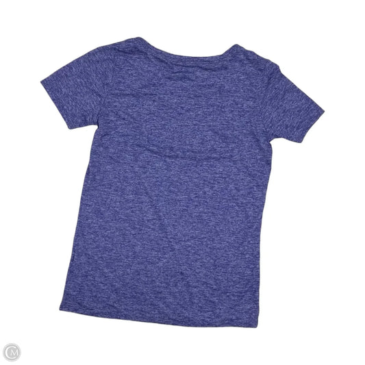 Athletic Top Short Sleeve By Nike In Purple, Size: Xs
