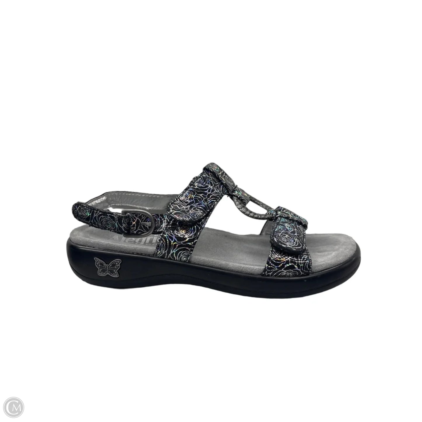 Sandals Flats By Alegria In Grey, Size: 7.5