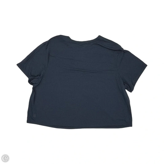Athletic Top Short Sleeve By All In Motion In Blue, Size: Xl