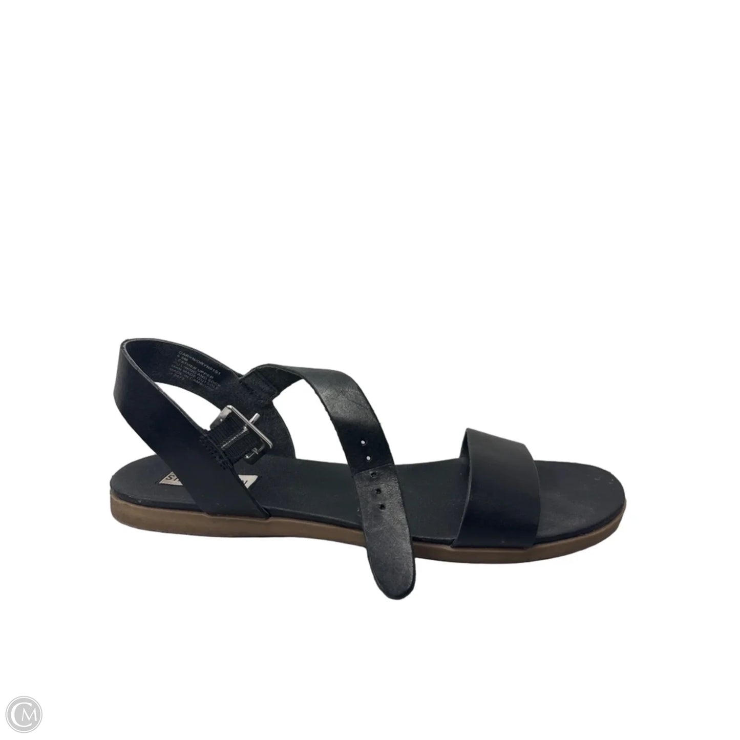 Sandals Flats By Steve Madden In Black, Size: 9.5