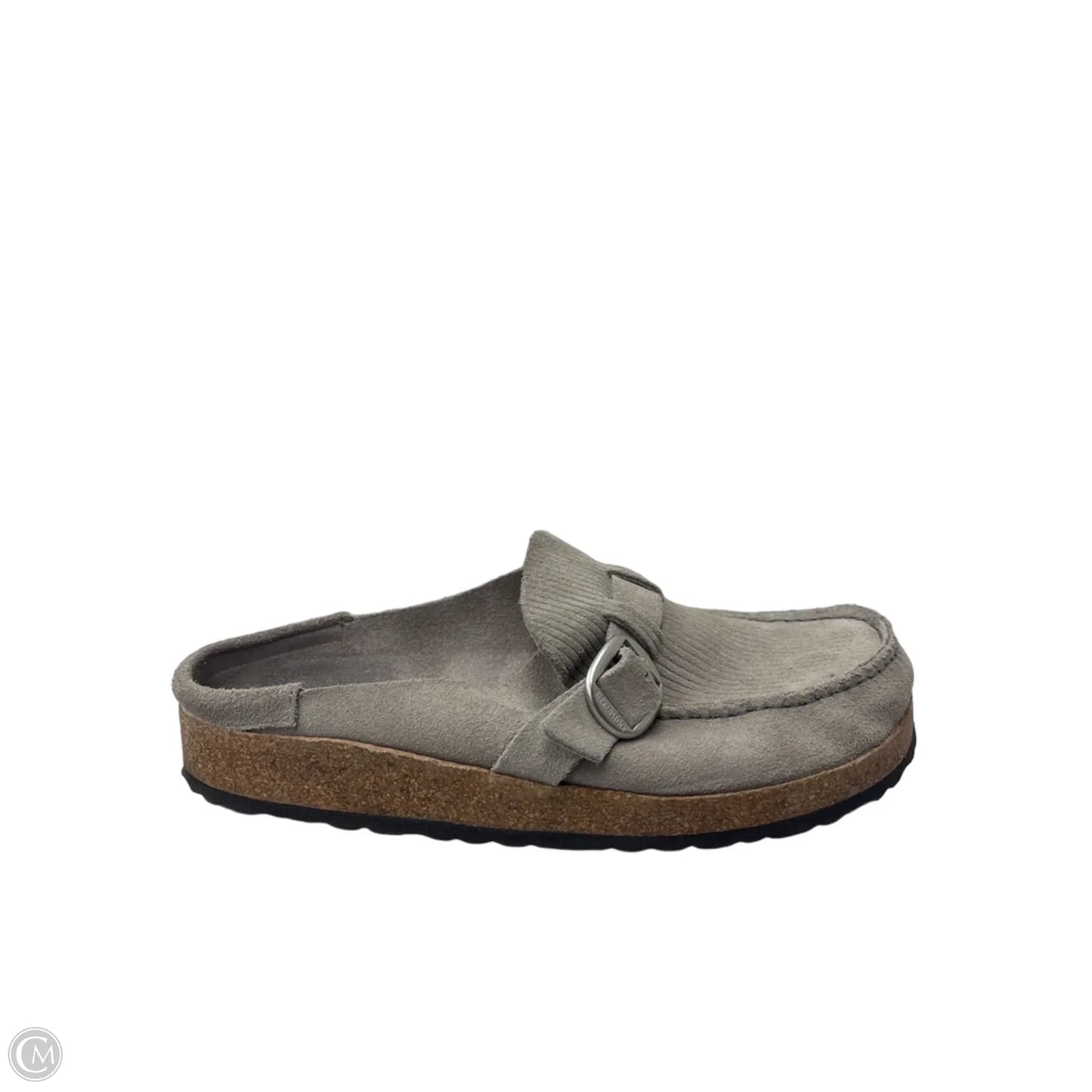 Shoes Flats By Birkenstock In Grey, Size: 9