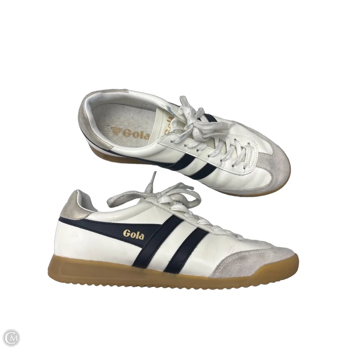 Shoes Sneakers By Gola In Black & White, Size: 9