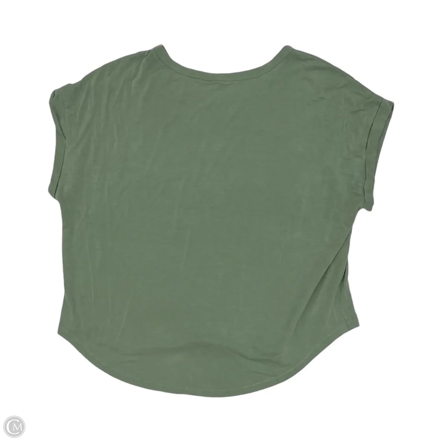 Top Short Sleeve By Lucky Brand In Green, Size: L