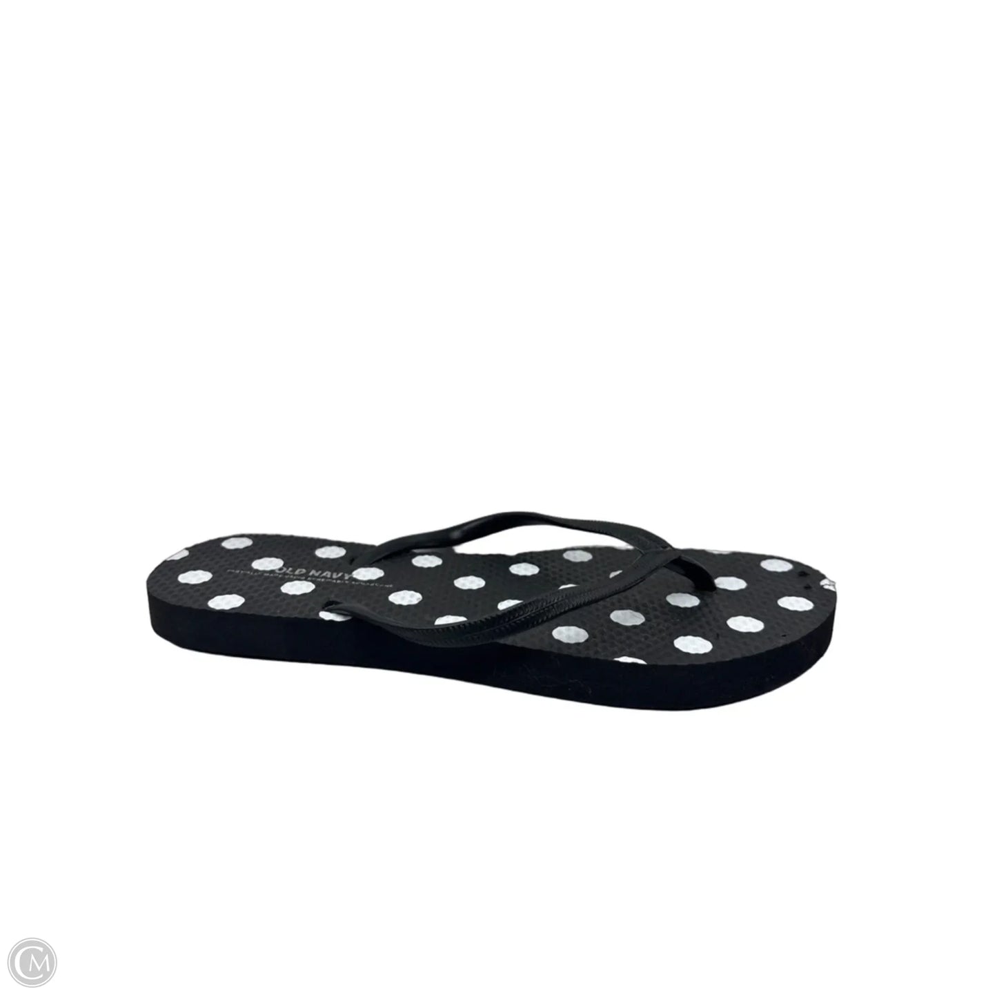 Sandals Flip Flops By Old Navy In Black & White, Size: 6