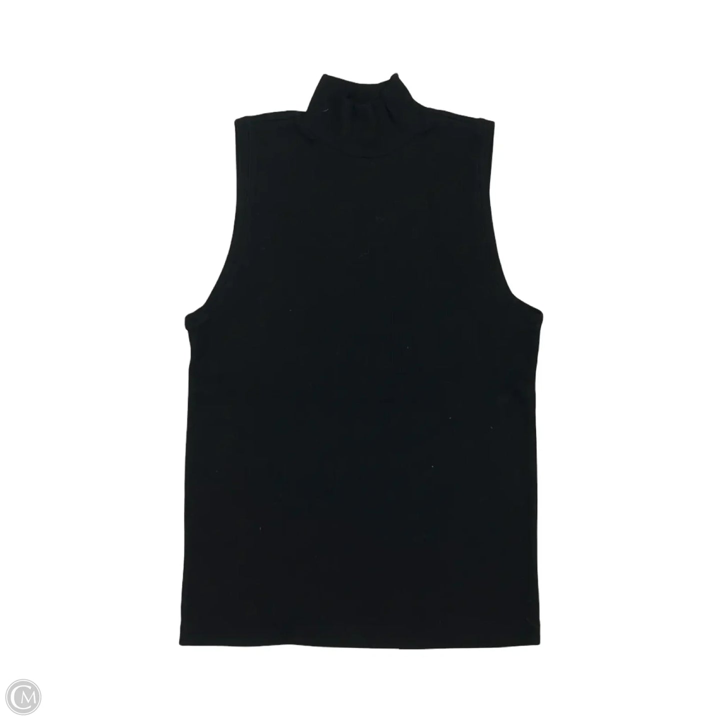 Top Sleeveless By Loft In Black, Size: L
