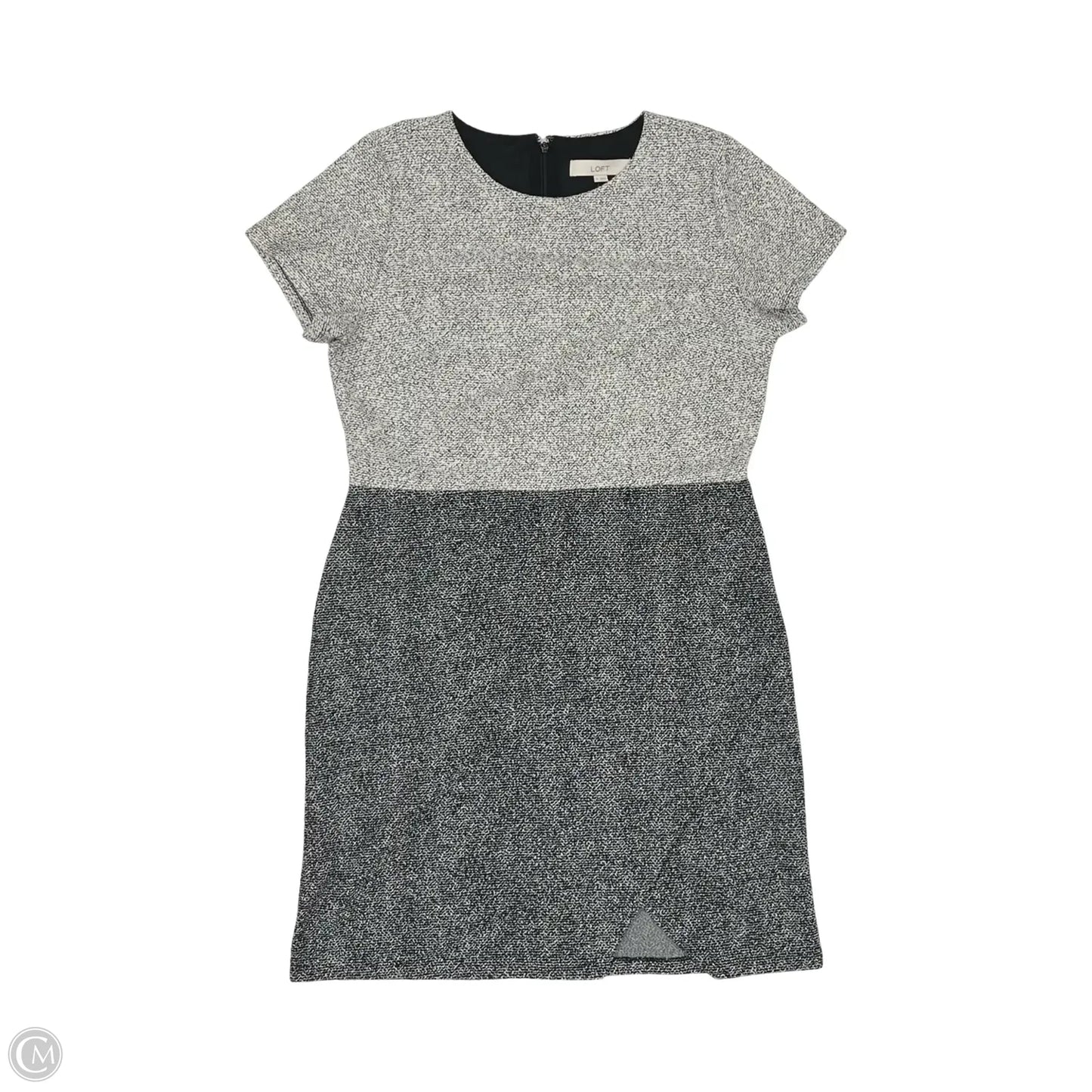 Dress Work By Loft In Grey, Size: 12