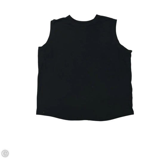 Athletic Tank Top By Nike In Black, Size: Xl