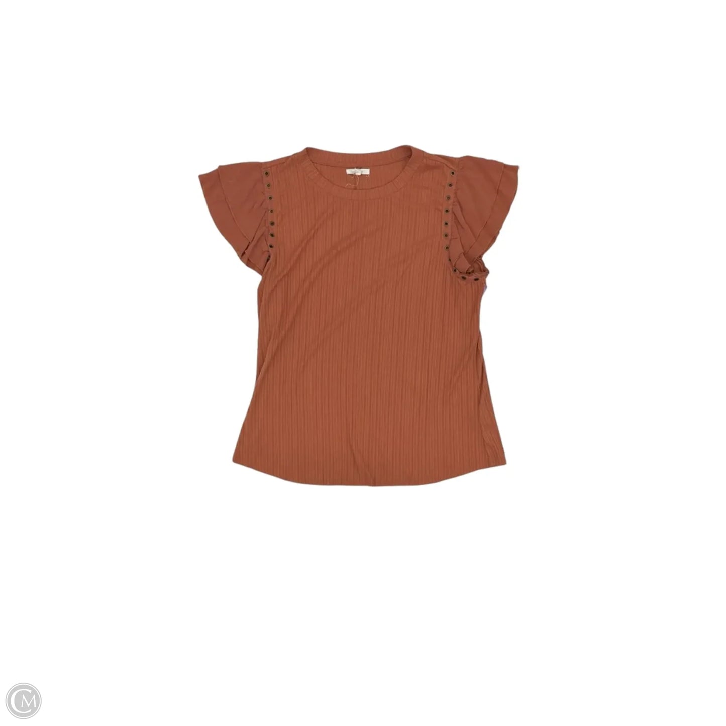 Top Short Sleeve By Maurices In Orange, Size: Xl