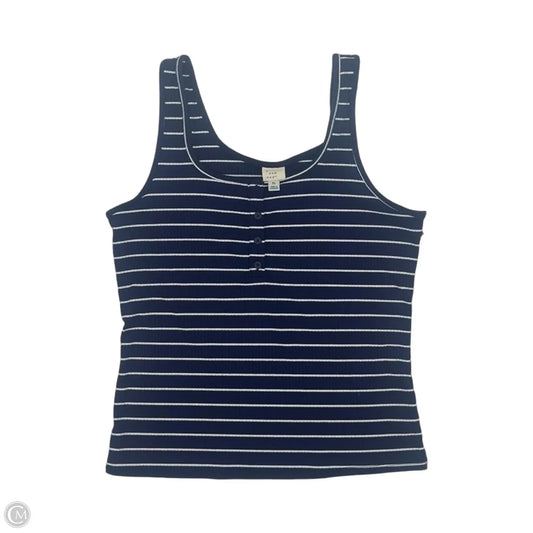 Tank Top By A New Day In Blue & White, Size: Xl