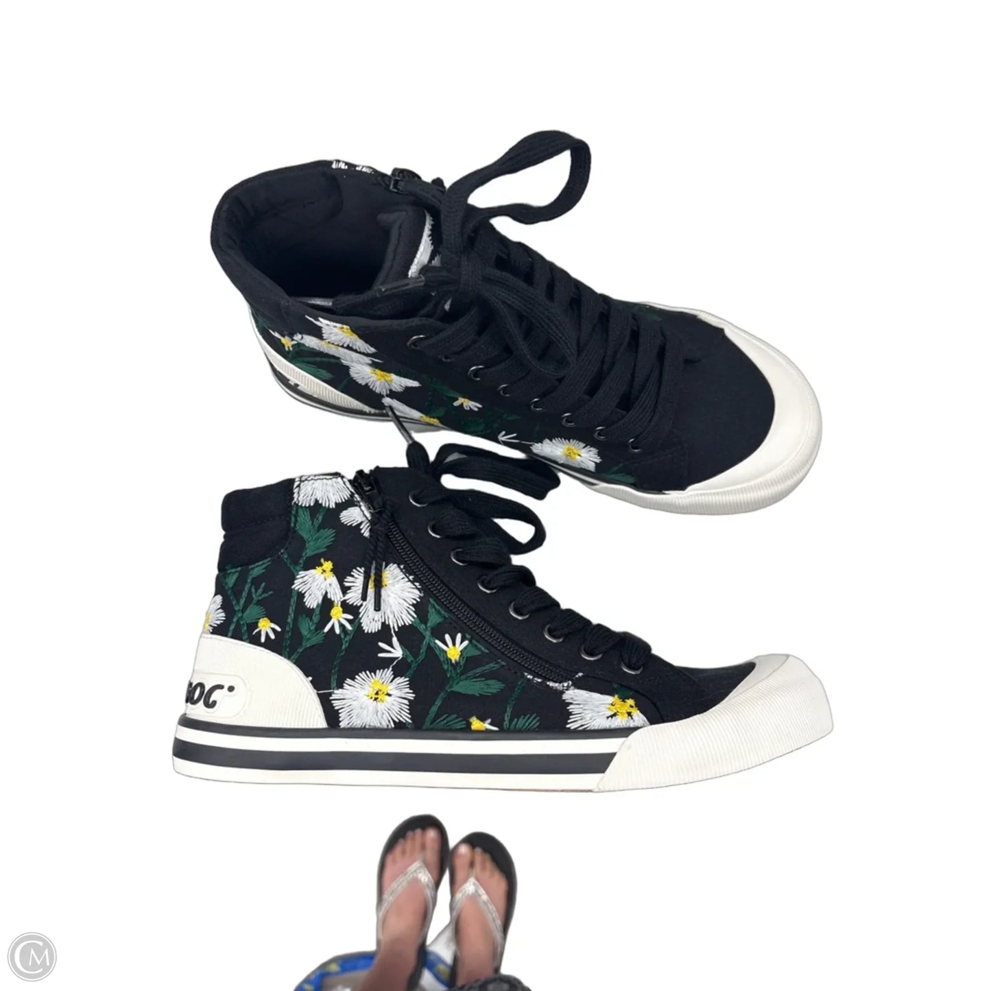 Shoes Sneakers By Rocket Dogs In Floral Print, Size: 9