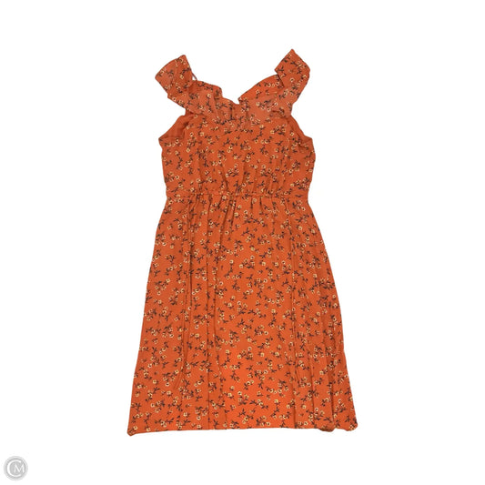 Dress Party Midi By Clothes Mentor In Orange, Size: Xl