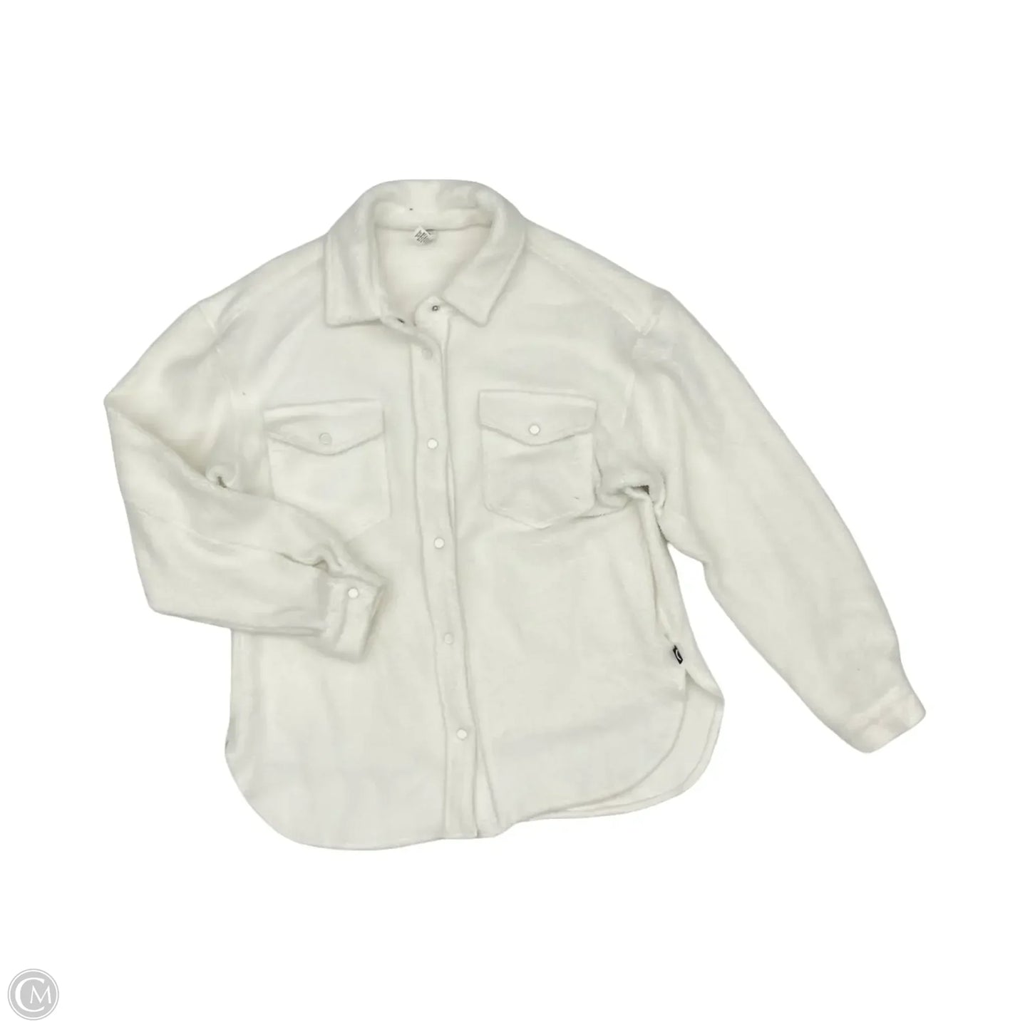 Jacket Faux Fur & Sherpa By Zyia In White, Size: Xl