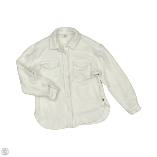 Jacket Faux Fur & Sherpa By Zyia In White, Size: Xl