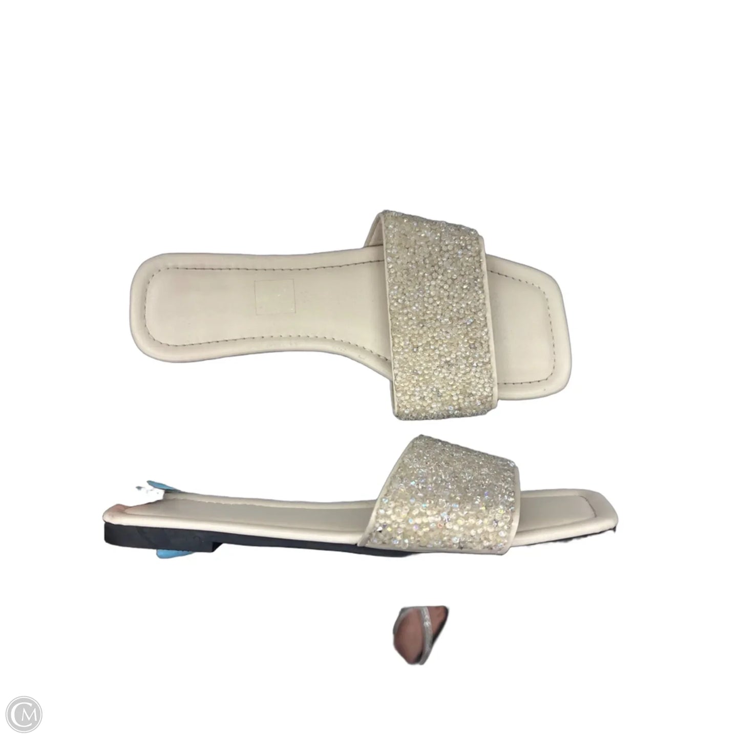 Sandals Flats By Clothes Mentor In Tan, Size: 11.5