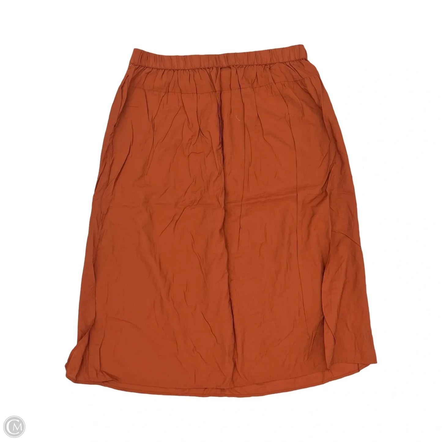 Skirt Midi By A New Day In Orange, Size: Xl