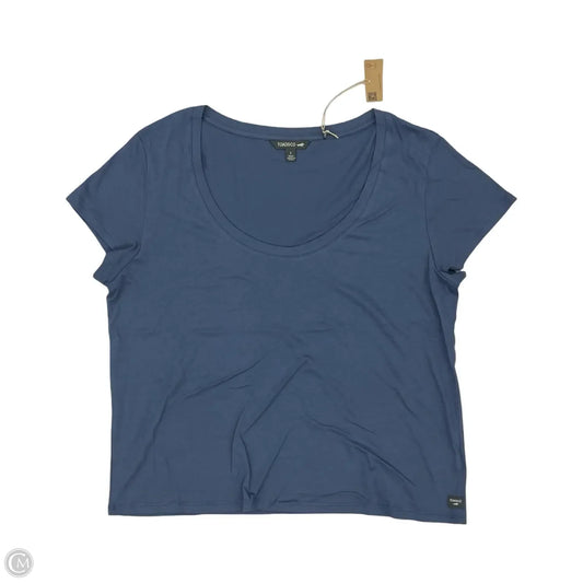 Top Short Sleeve By Toad & Co In Blue, Size: L