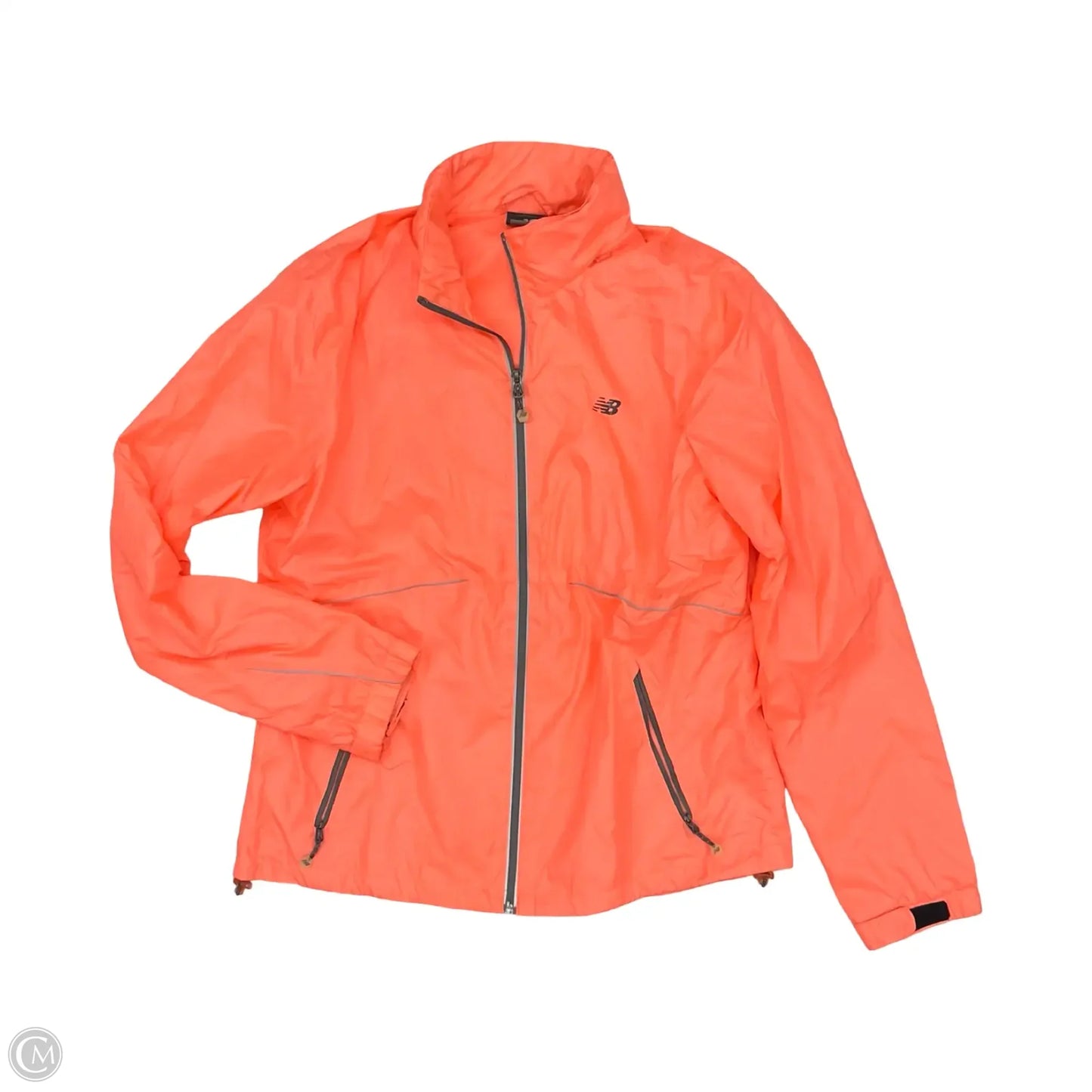 Jacket Windbreaker By New Balance In Pink, Size: L