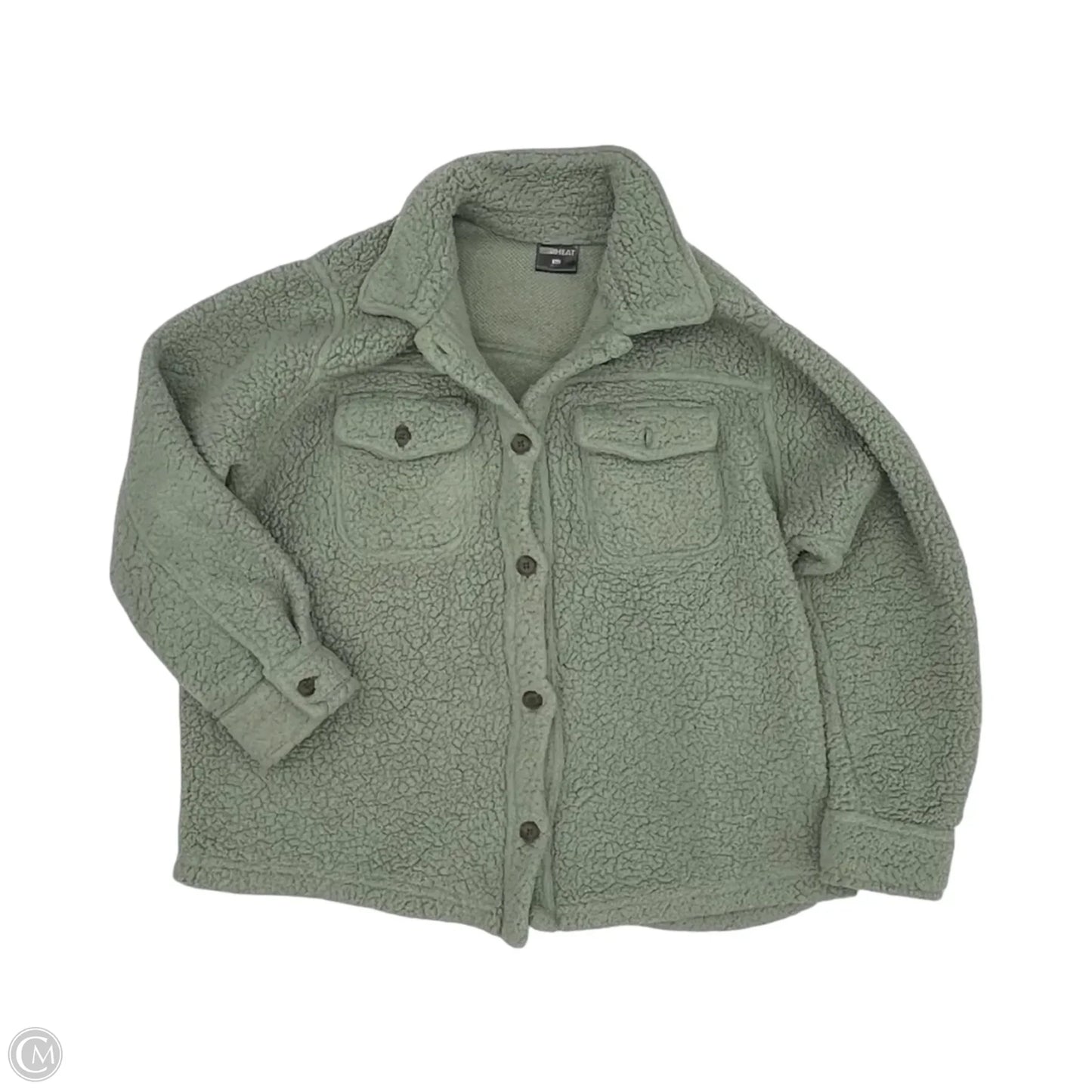 Jacket Faux Fur & Sherpa By 32 Degrees In Green, Size: Xl