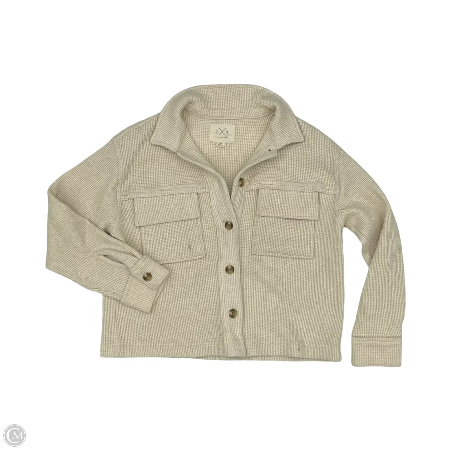 Jacket Shirt By Thread And Supply In Tan, Size: Xs