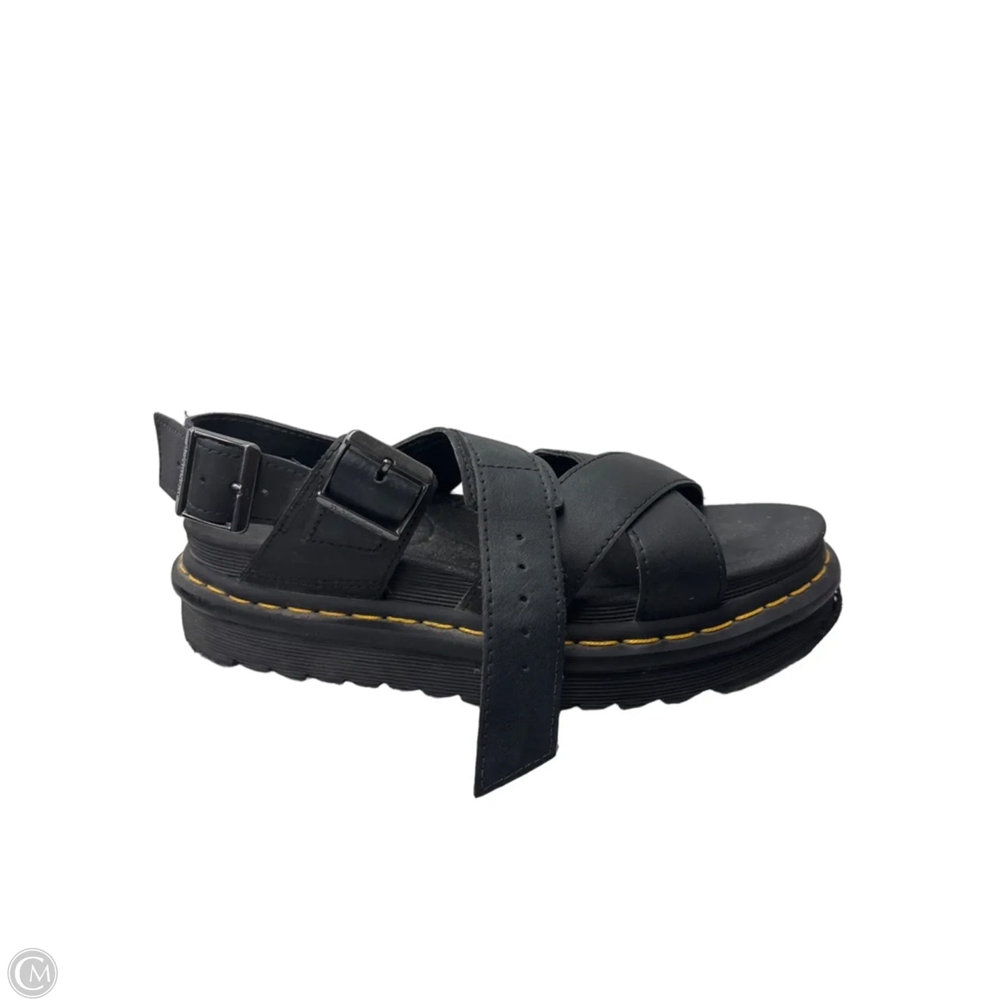 Sandals Flats By Dr Martens In Black, Size:
