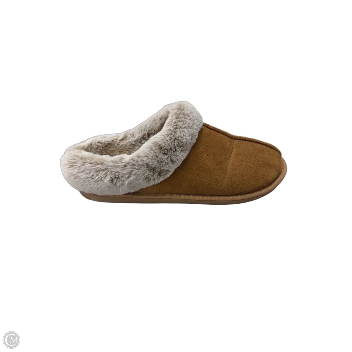 Slippers By Clothes Mentor In Brown, Size: 7
