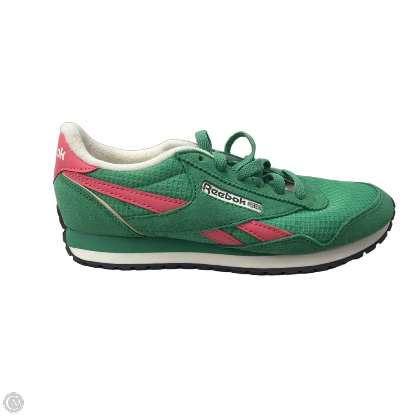 Shoes Sneakers By Reebok In Green & Pink, Size: 7.5
