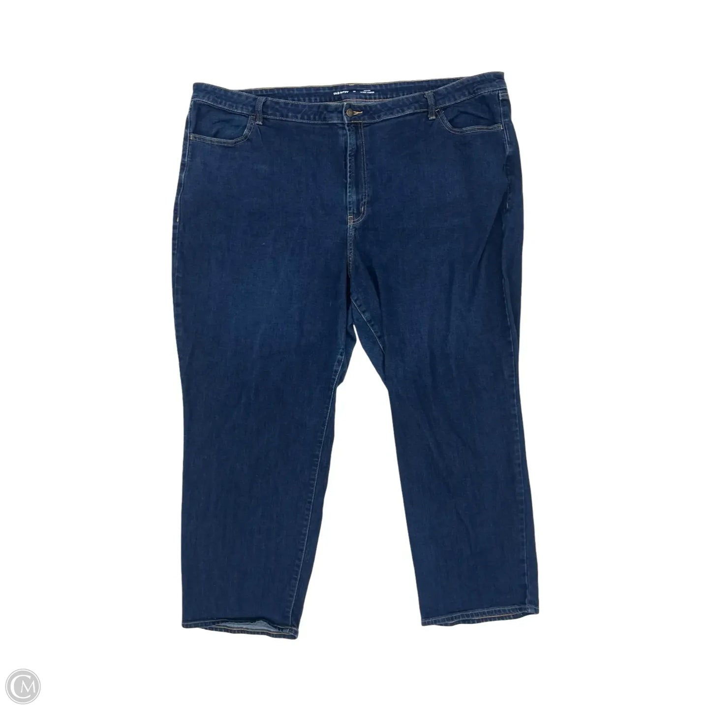 Jeans Straight By Old Navy In Blue Denim, Size: 28