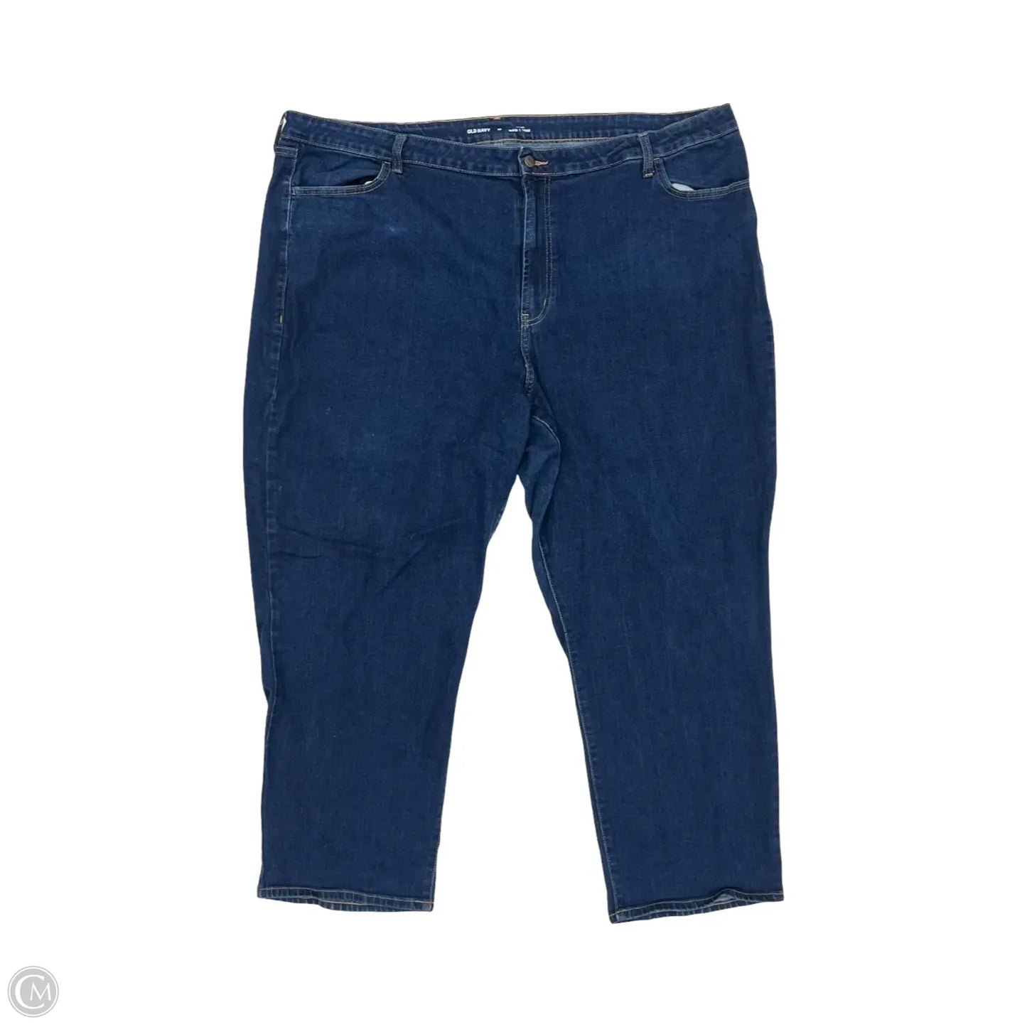Jeans Straight By Old Navy In Blue Denim, Size: 28