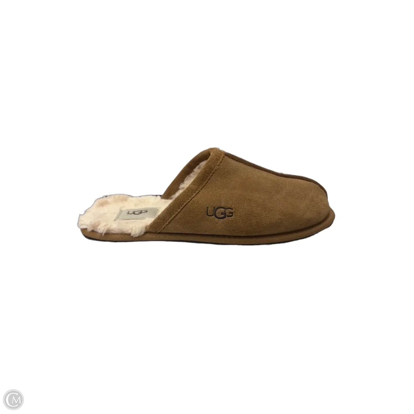 Slippers Designer By Ugg In Tan, Size: 9