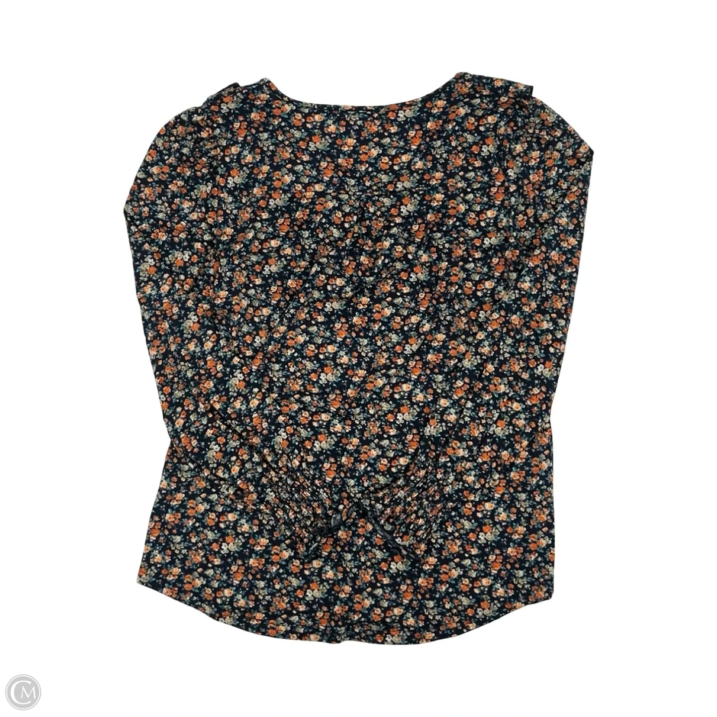 Top Long Sleeve By Clothes Mentor In Floral Print, Size: L