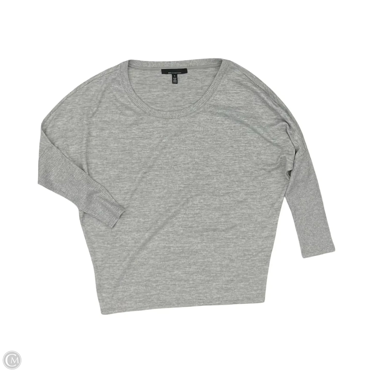 Top Long Sleeve By White House Black Market In Grey, Size: S