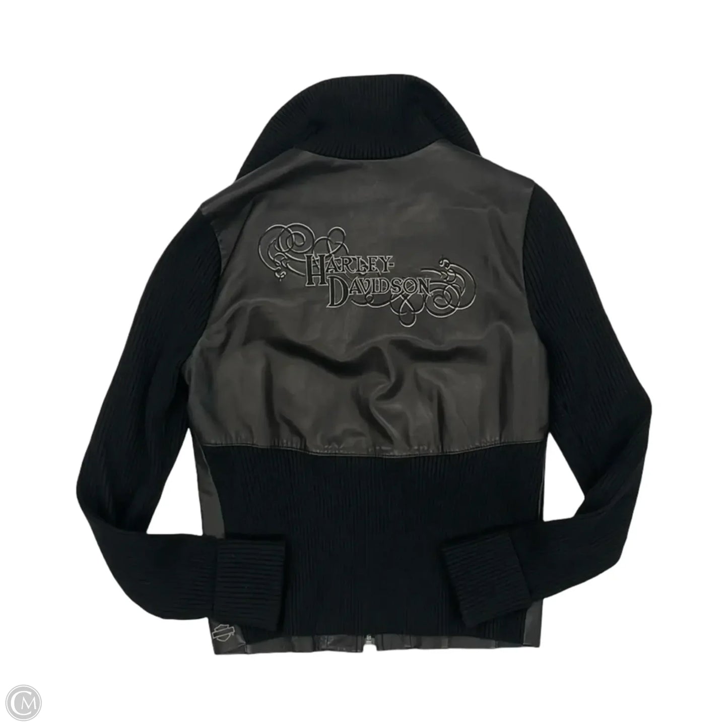 Jacket Leather By Harley Davidson In Black, Size: M