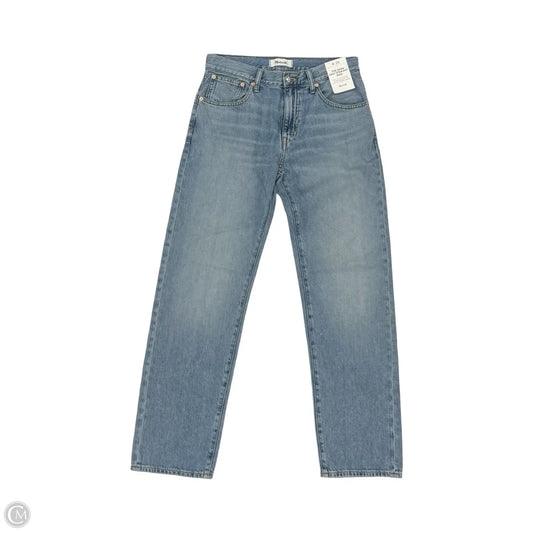 Jeans Straight By Madewell In Blue Denim, Size: 2