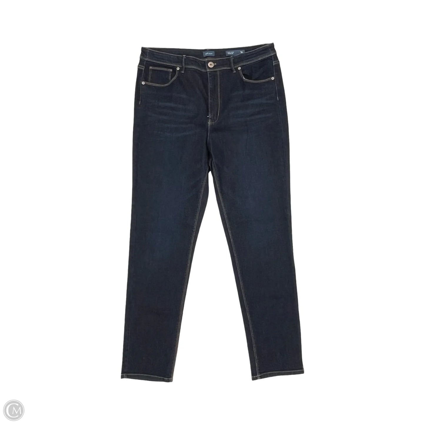 Jeans Straight By J. Jill In Blue Denim, Size: 14