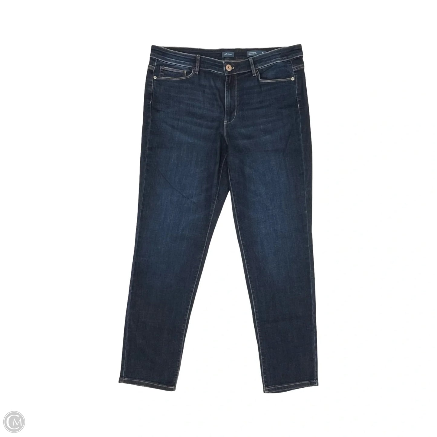 Jeans Straight By J. Jill In Blue Denim, Size: 14