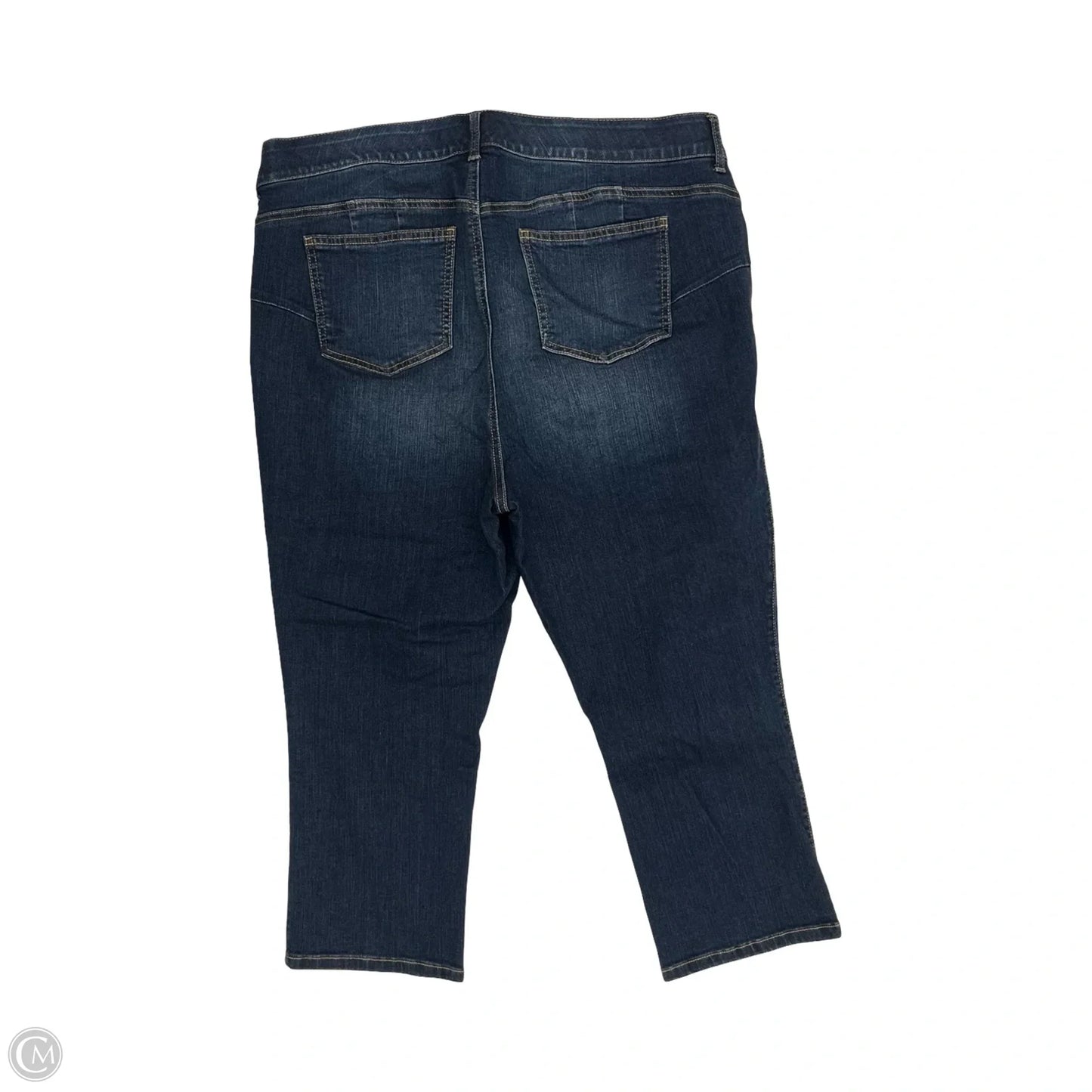 Jeans Cropped By Torrid In Blue Denim, Size: 20