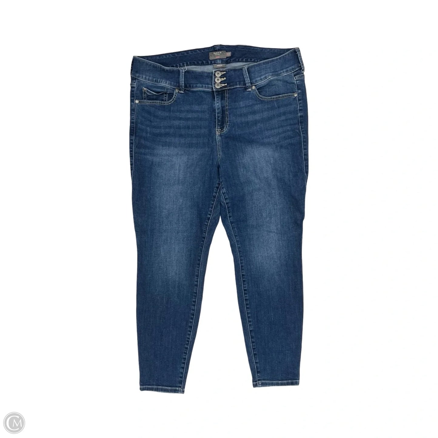 Jeans Skinny By Torrid In Blue Denim, Size: 20