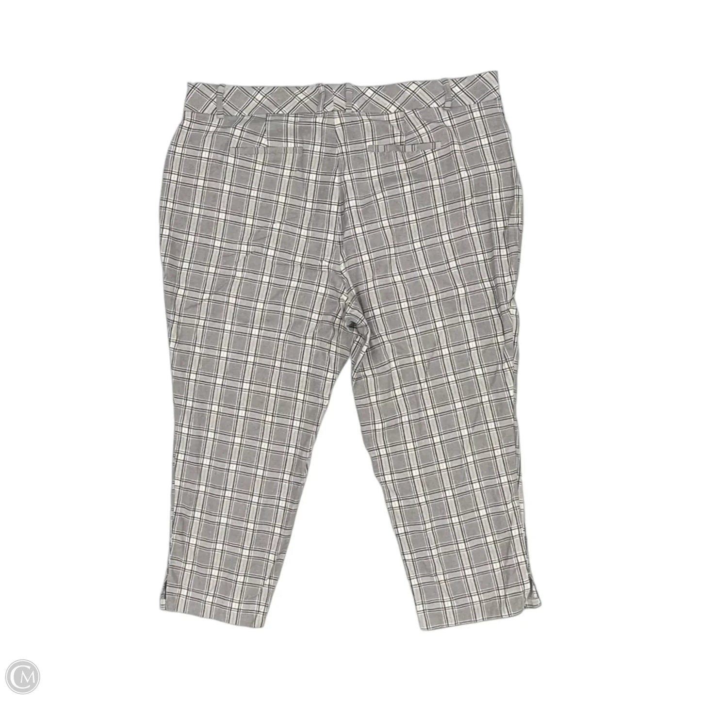 Pants Dress By Ava & Viv In Plaid Pattern, Size: 20