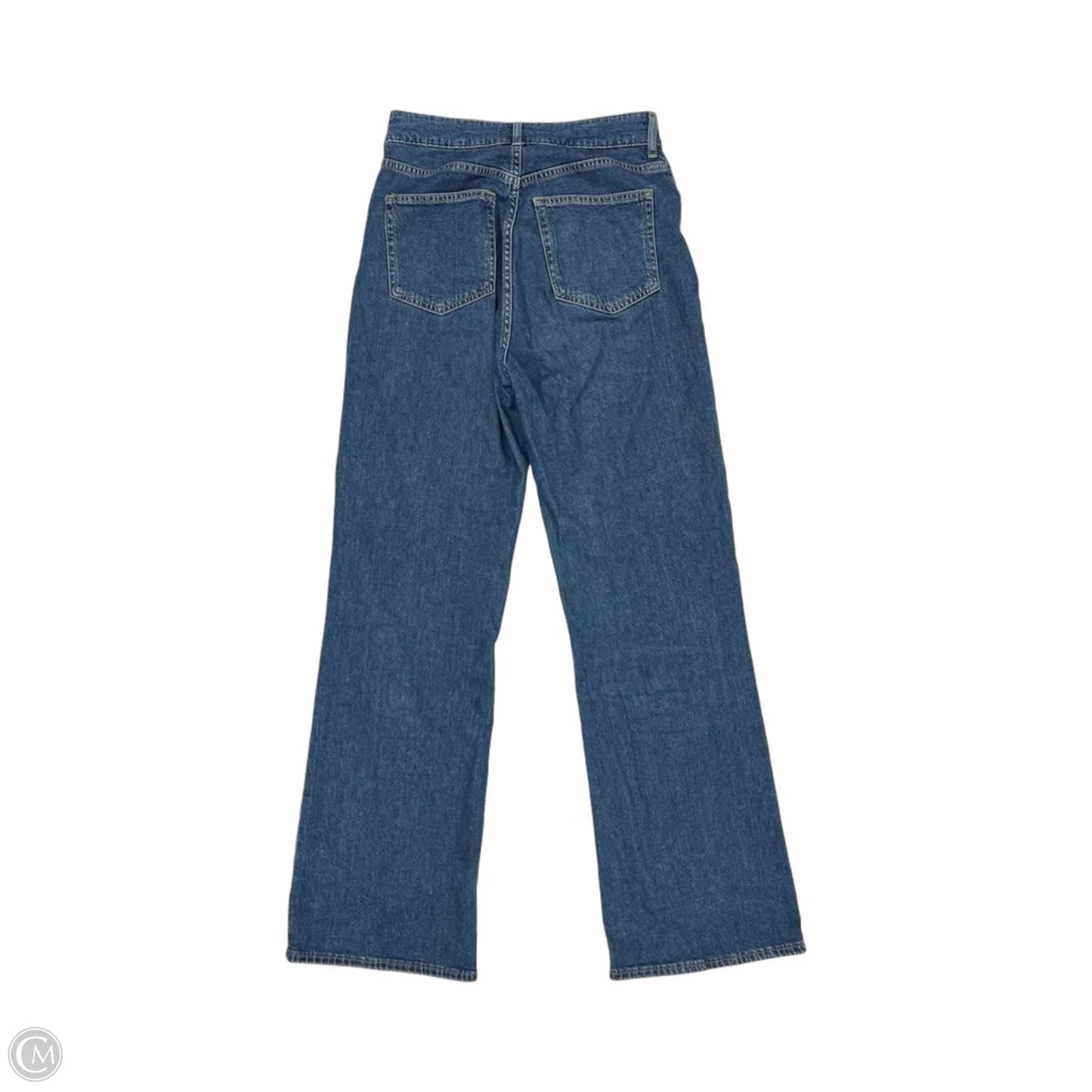 Jeans Straight By H&m In Blue Denim, Size: 6