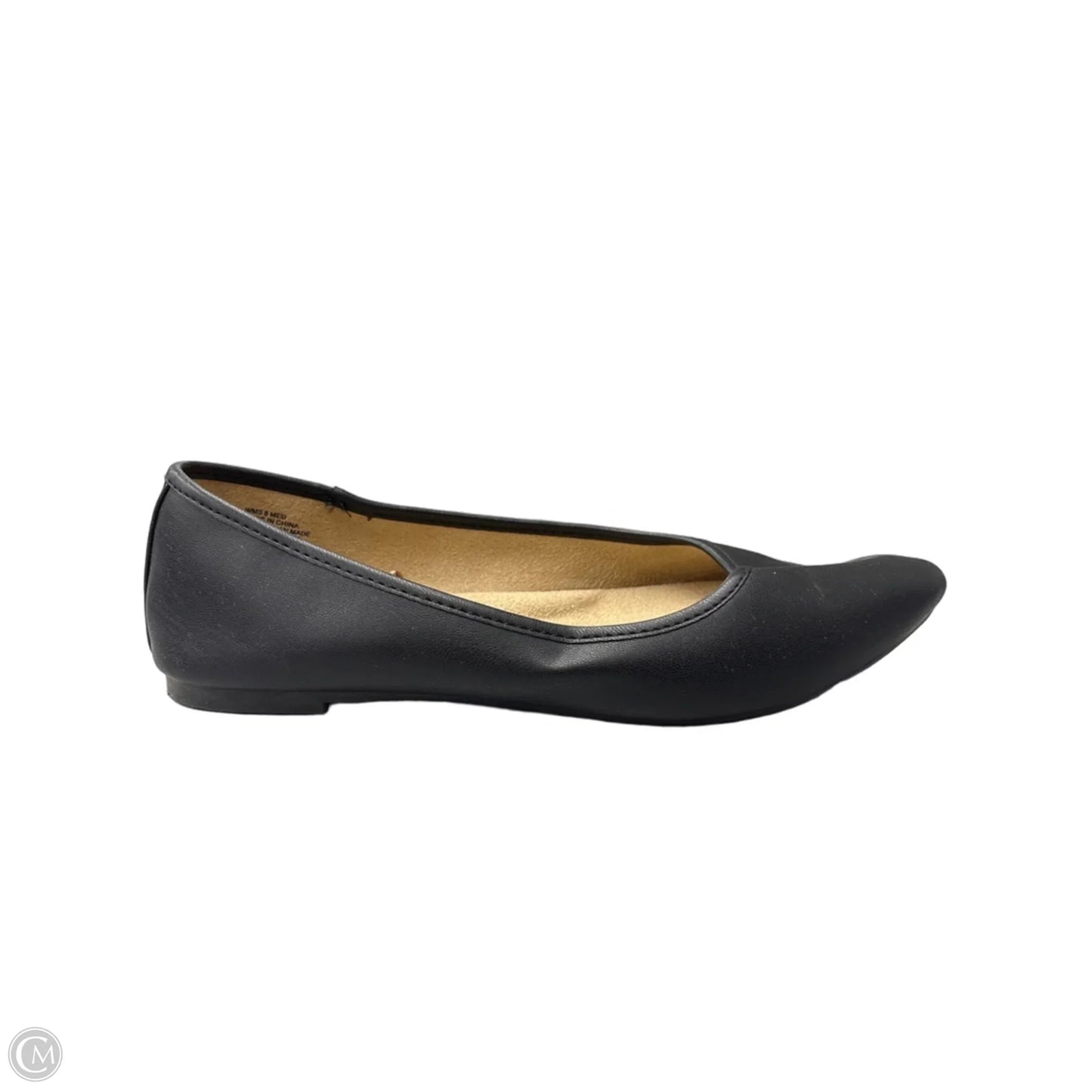Shoes Flats By So In Black, Size: 8