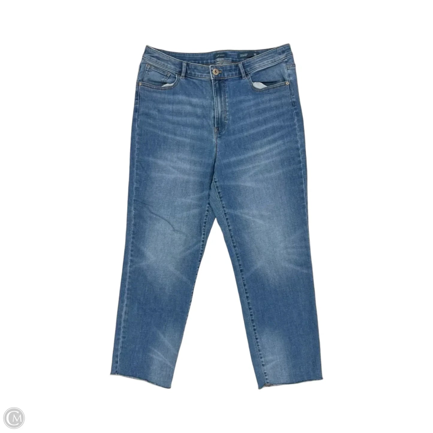 Jeans Straight By J. Jill In Blue Denim, Size: 12